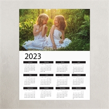 Affiche calendrier 2019 photo paysage 27,94 x 35,56 cm