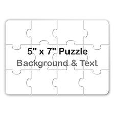 Puzzle personnalisé 12,7 x 17,78 cm invitation puzzle 12 pièces