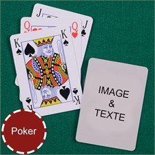 Cartes à jouer poker style Bridge