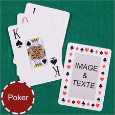 Cartes à jouer poker intemporelles index jumbo
