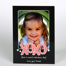 Carte de voeux impression personnalisée douce Saint-Valentin