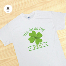 Irlandais pour la journée personnalisé, t-shirt blanc