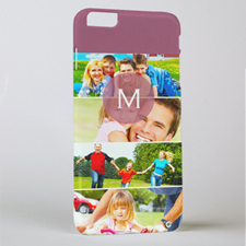 Six Collage Photo Initial Personalized iPhone 6+ Case