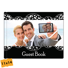 Livre photo de mariage personnalisé couverture rigide 27,94 x 35,56 cm