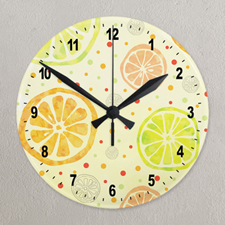 Horloge murale en couleurs personnalisée impression personnalisée