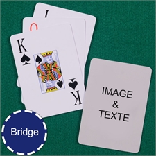 Cartes à jouer format Bridge index jumbo