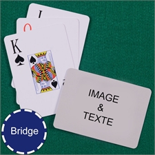 Cartes à jouer format Bridge index jumbo portrait