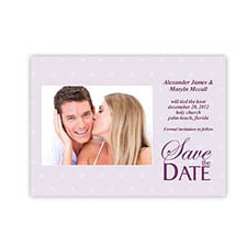 Créez votre propre réservez la date jour de mariage 12,7 x 17,78 cm, invitations photo paysage