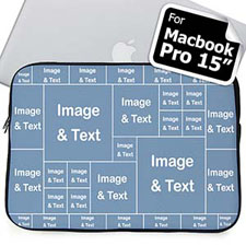 Housse Macbook Pro 15 trente-et-un collage Facebook personnalisée (2015)