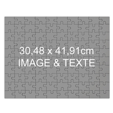 Puzzle photo personnalisé magnétique 30,48 x 41,91 cm