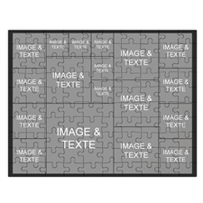 Puzzle photo Instagram noir 18 collage 30,48 x 41,91 cm
