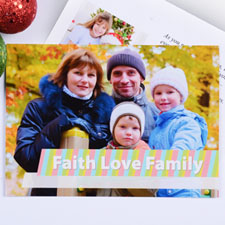 Imprimez vos propres cartes foi amour famille