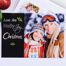 Imprimez vos propres cartes de Noël amour est une sainte joie