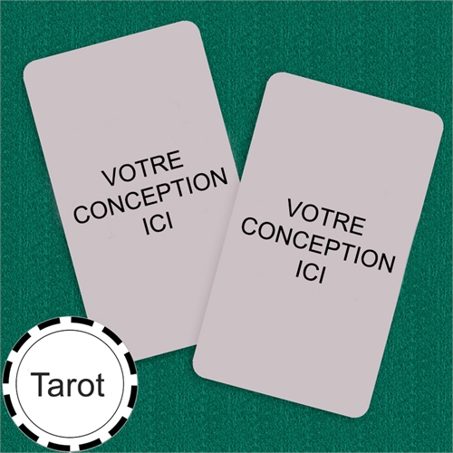 Cartes format Tarot personnalisées (cartes vierges)
