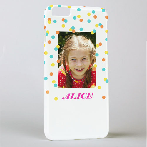 Sunshine Dots Personalized Phone Case, iPhone 6+