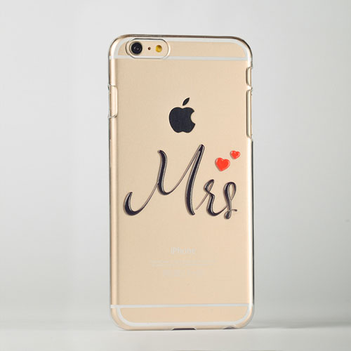 Coque iPhone 6 Plus 3D en relief personnalisée Mme