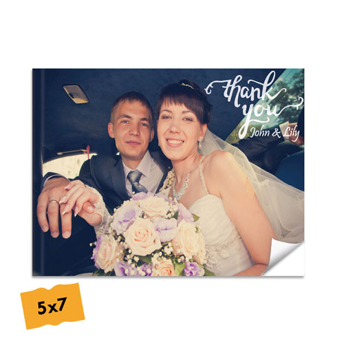Créez votre album photo mariage couverture souple 12,7 x 17,78 cm