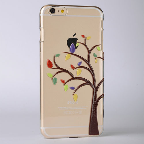 Coque iPhone 6 3D en relief personnalisée arbre généalogique 