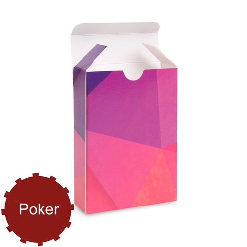 Boîte personnalisée pour cartes de jeu de taille poker