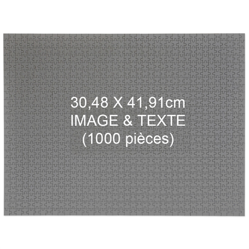 Puzzle personnalisé de 1000 pièces 30,5 x 40,5 cm- Paysage
