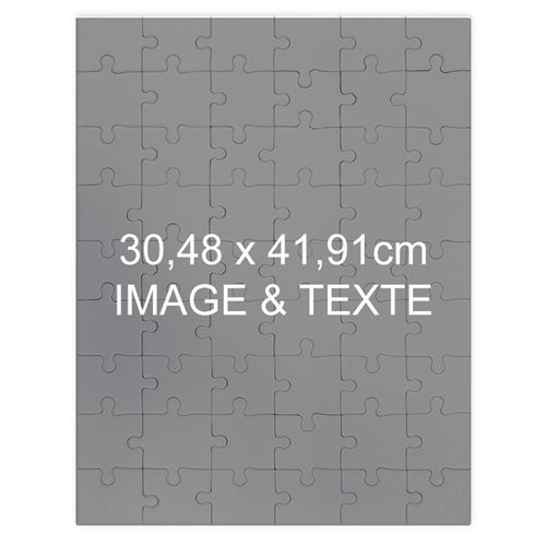 Puzzle photo personnalisé magnétique 285 ou 54 pièces 30,48 x 41,91 cm
