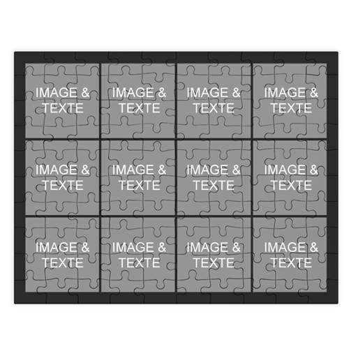 Puzzle photo Facebook noir 12 collage 30,48 x 41,91 cm