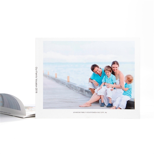 Créez votre petit album photo personnalisé couverture souple 21,59 x 27,94 cm