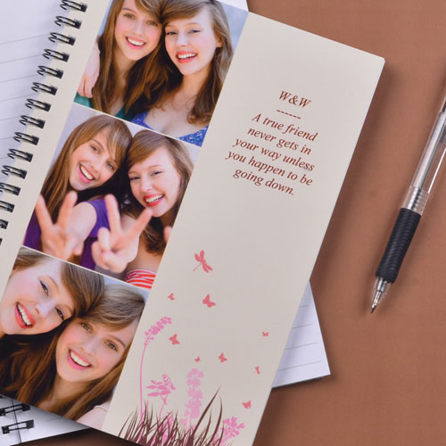 Créez votre propre carnet photo printemps en rose trois collages