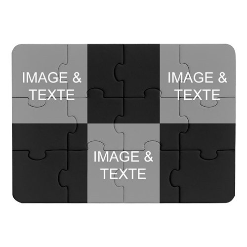 Invitation puzzle Instagram trois collage noir