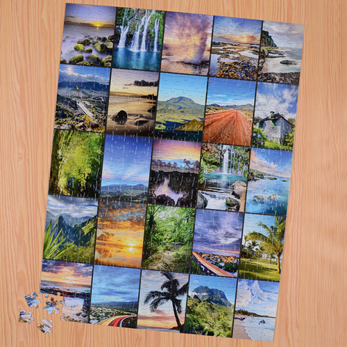 Puzzle photo vingt-cinq collage 45,72 x 60,96 cm
