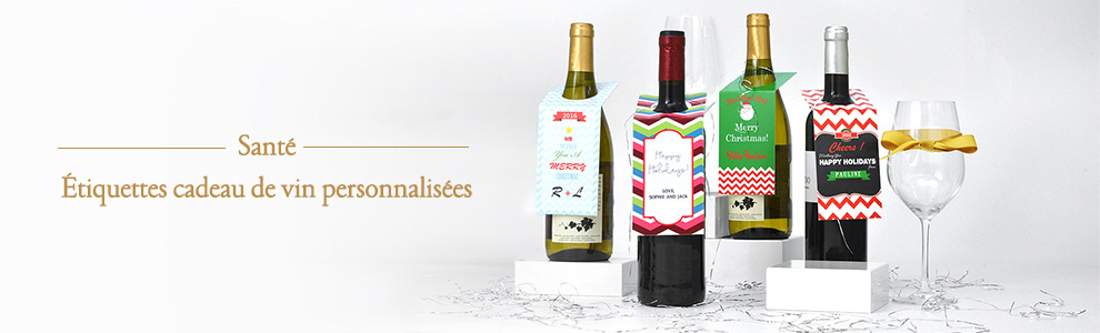 Etiquette de vin - Étiquette pour bouteille de vin - cadeau de Vin -  étiquettes de vin